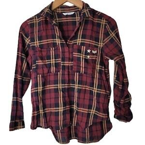 Mayoral- Plaid girls tunic top- size 12